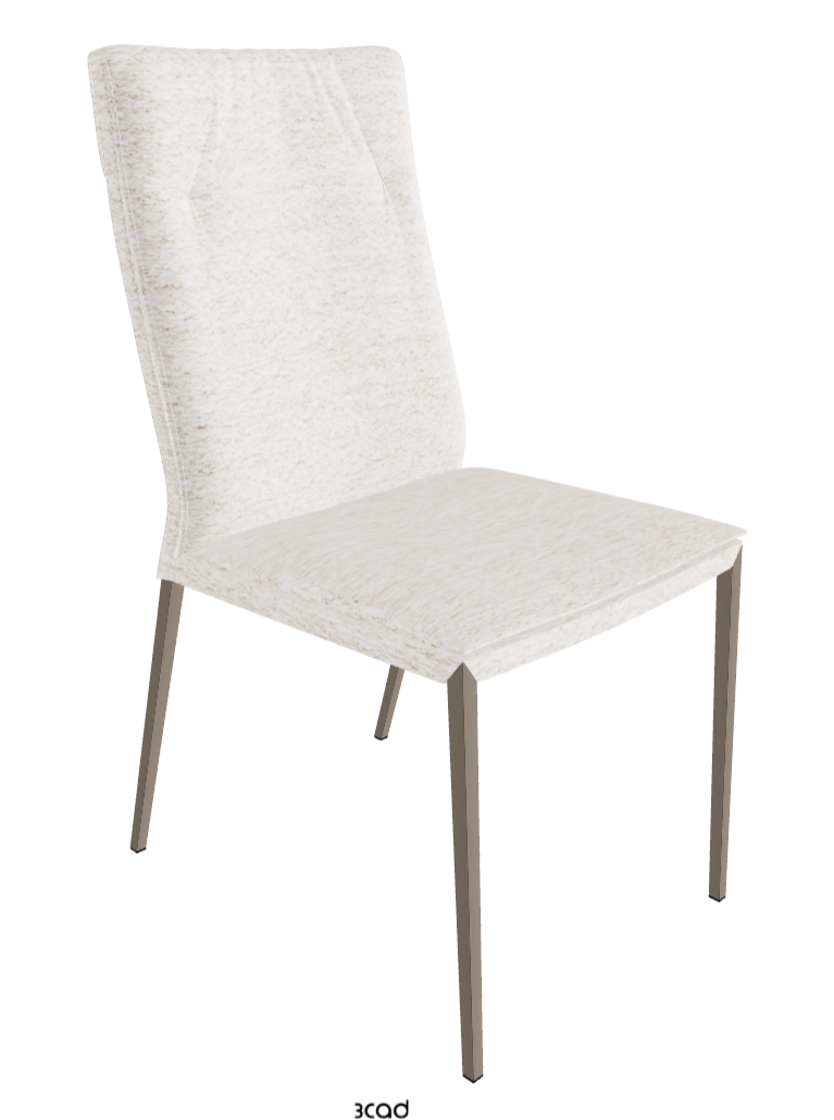 Isabel ML High-Back Dining Chair_Titanium Embossed_Fabric_B730