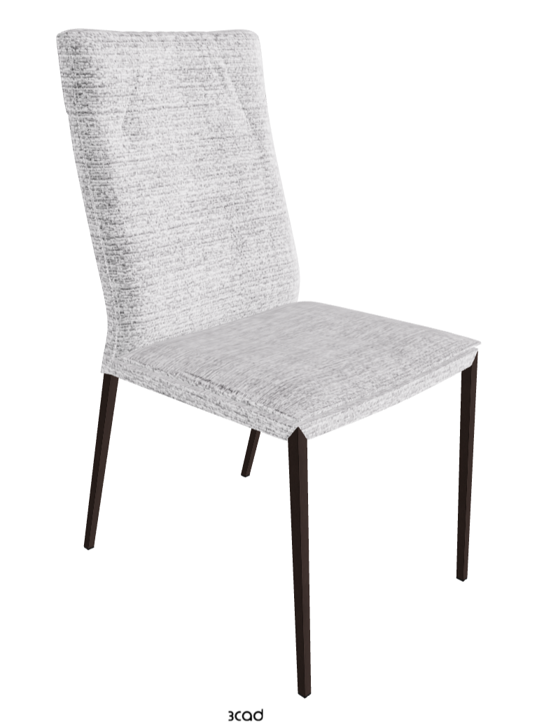 Isabel ML High-Back Dining Chair_Bronze Embossed_Fabric_B810