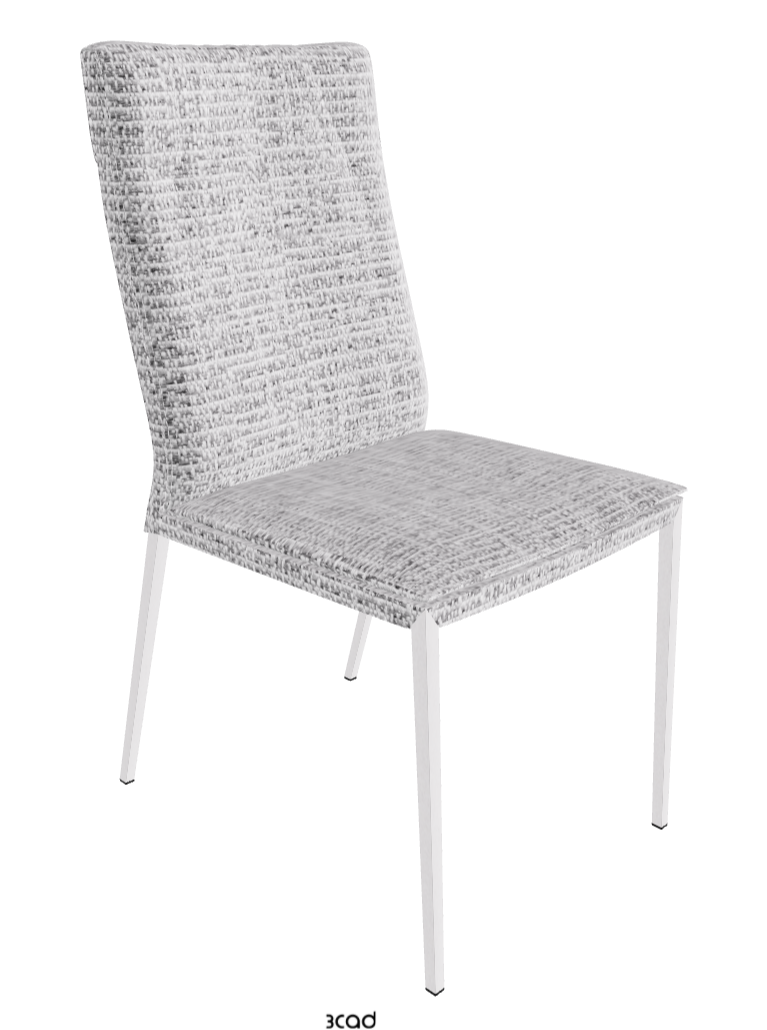 Isabel ML High-Back Dining Chair_Pearl Embossed_Fabric_B811