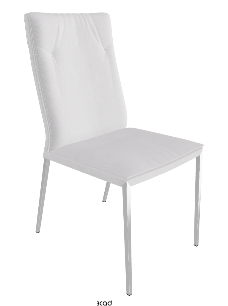 Isabel ML High-Back Dining Chair_Black Chrome_Fabric-_B921