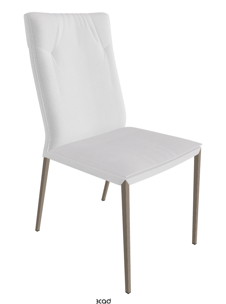 Isabel ML High-Back Dining Chair_Titanium Embossed_Fabric_B921