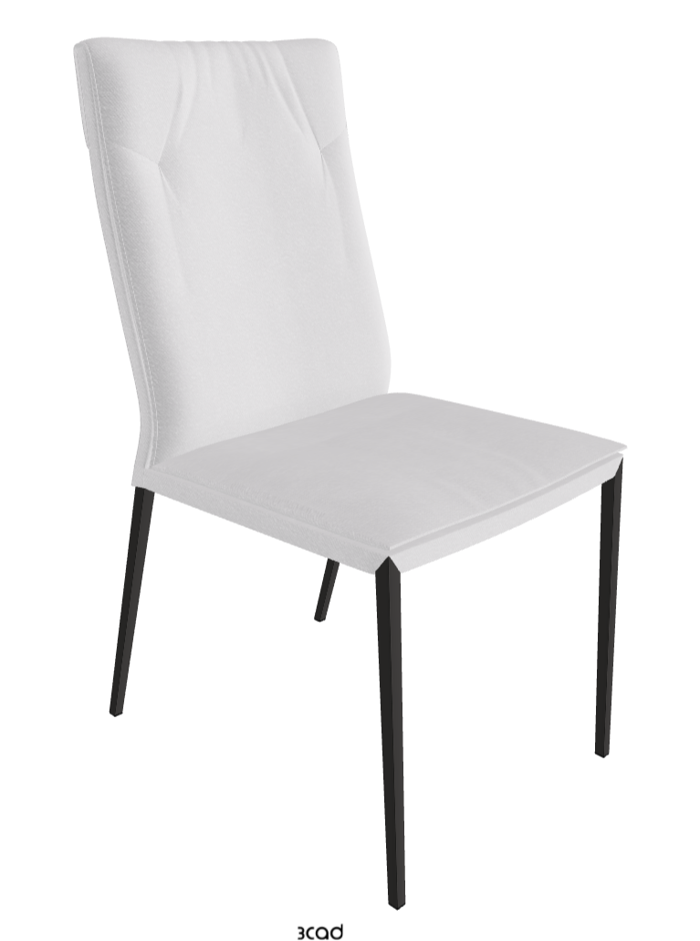 Isabel ML High-Back Dining Chair_Matt Graphite_Fabric_B921