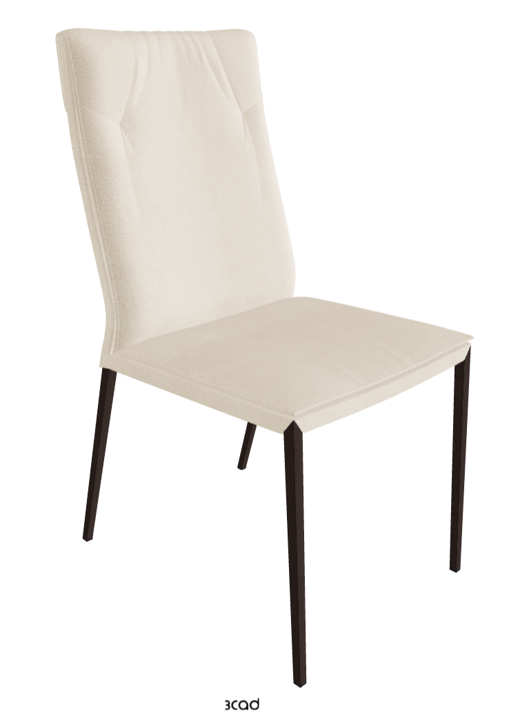 Isabel ML High-Back Dining Chair_Bronze Embossed_Fabric_B922