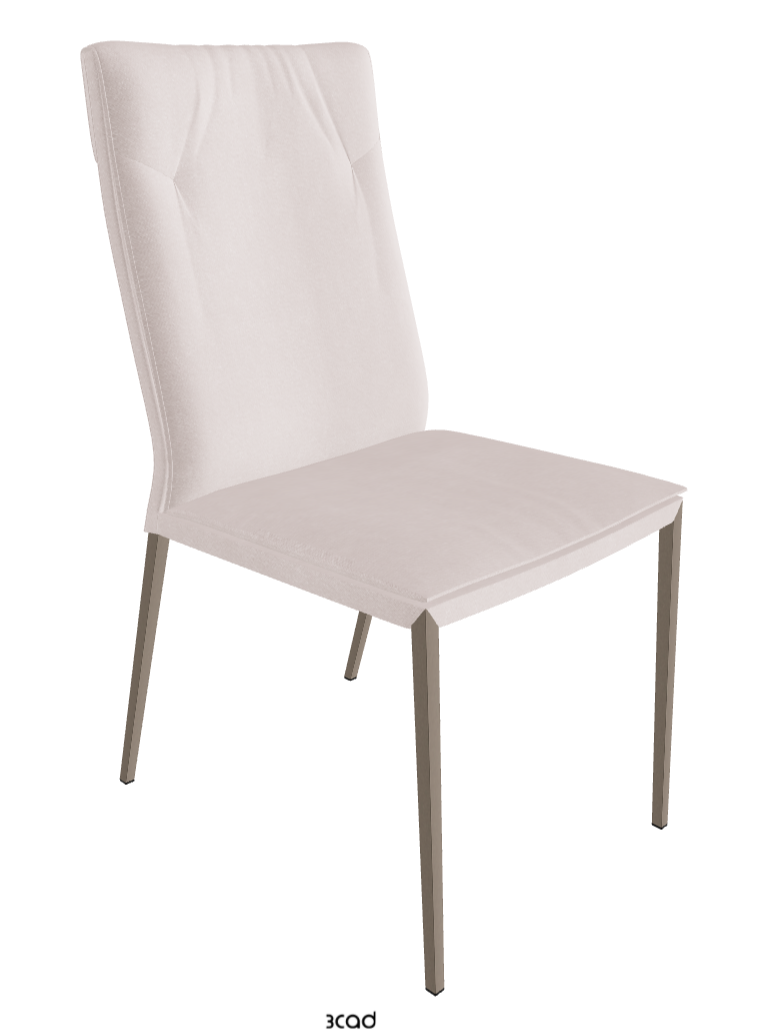 Isabel ML High-Back Dining Chair_Titanium Embossed_Fabric_B923