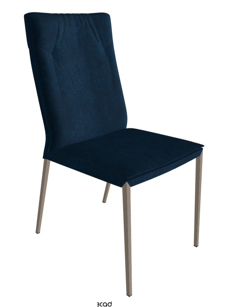 Isabel ML High-Back Dining Chair_Titanium Embossed_Fabric_B929