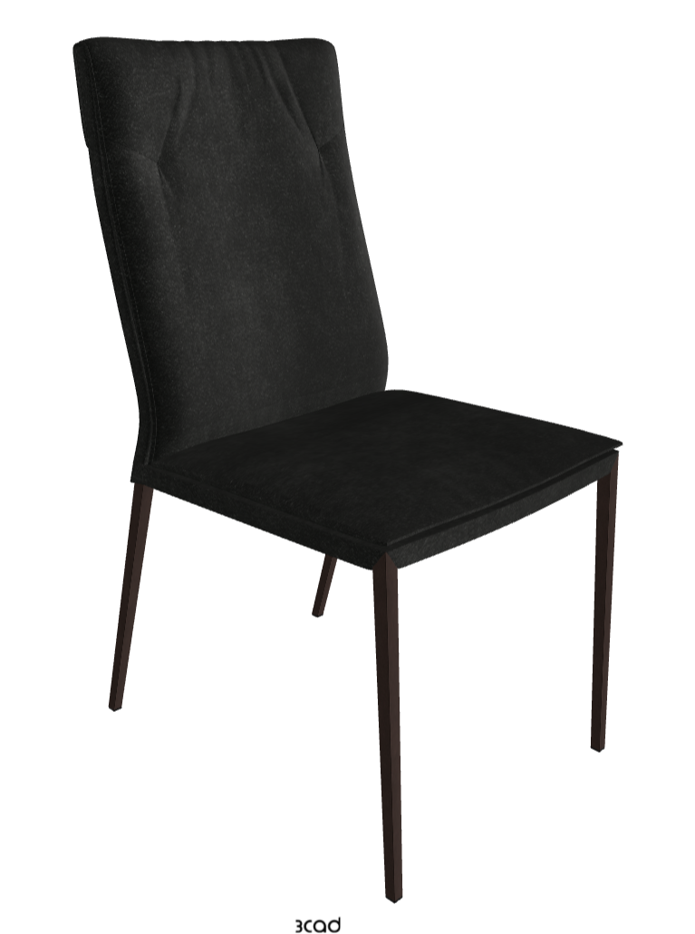 Isabel ML High-Back Dining Chair_Bronze Embossed_Fabric_B932