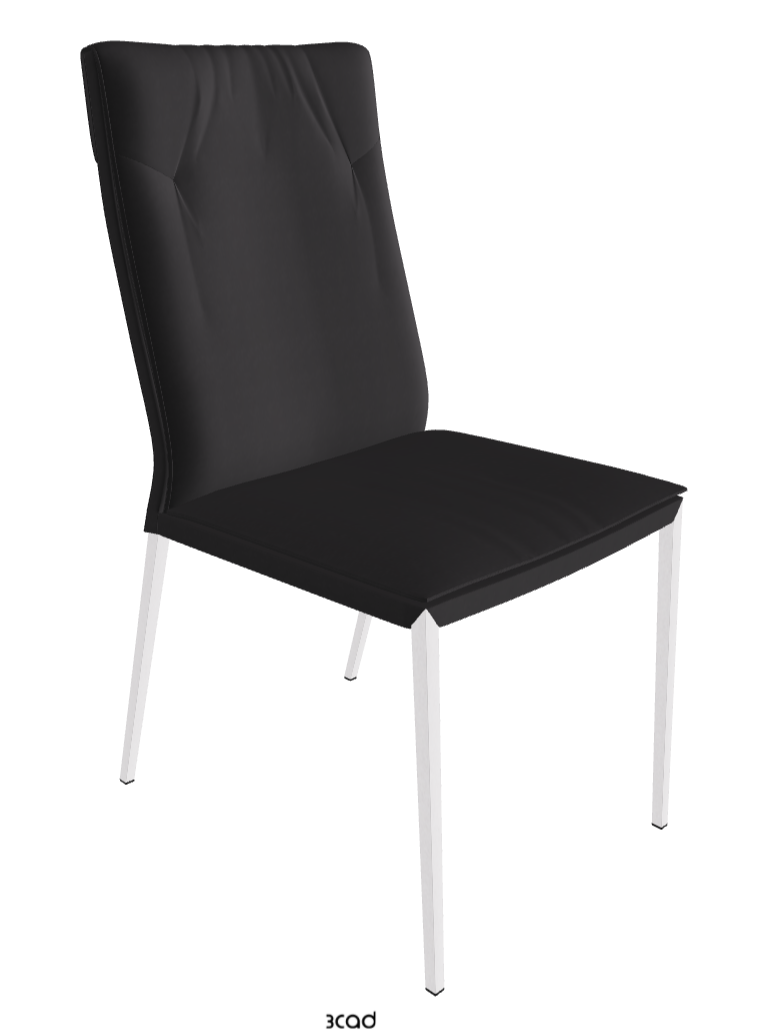 Isabel ML High-Back Dining Chair_Pearl Embossed_Glove Soft Leather_Hornet