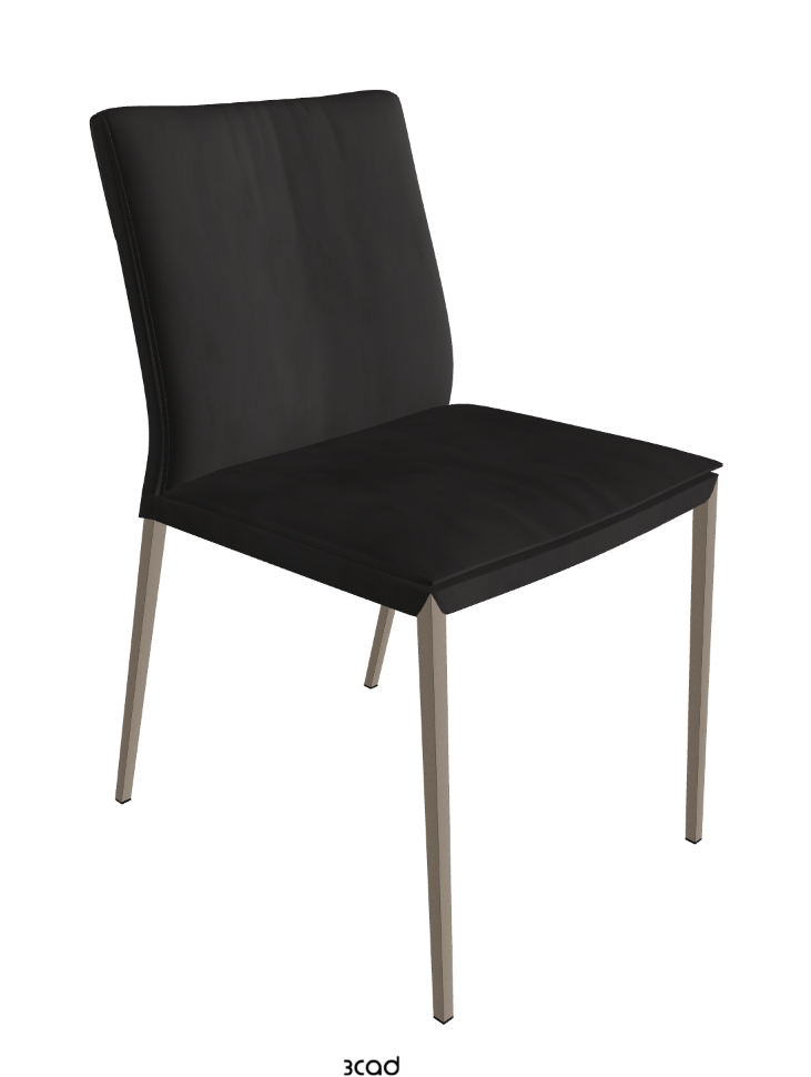 Isabel ML Dining Chair_Titanium Embossed_Micro Nubuk_Charcoal