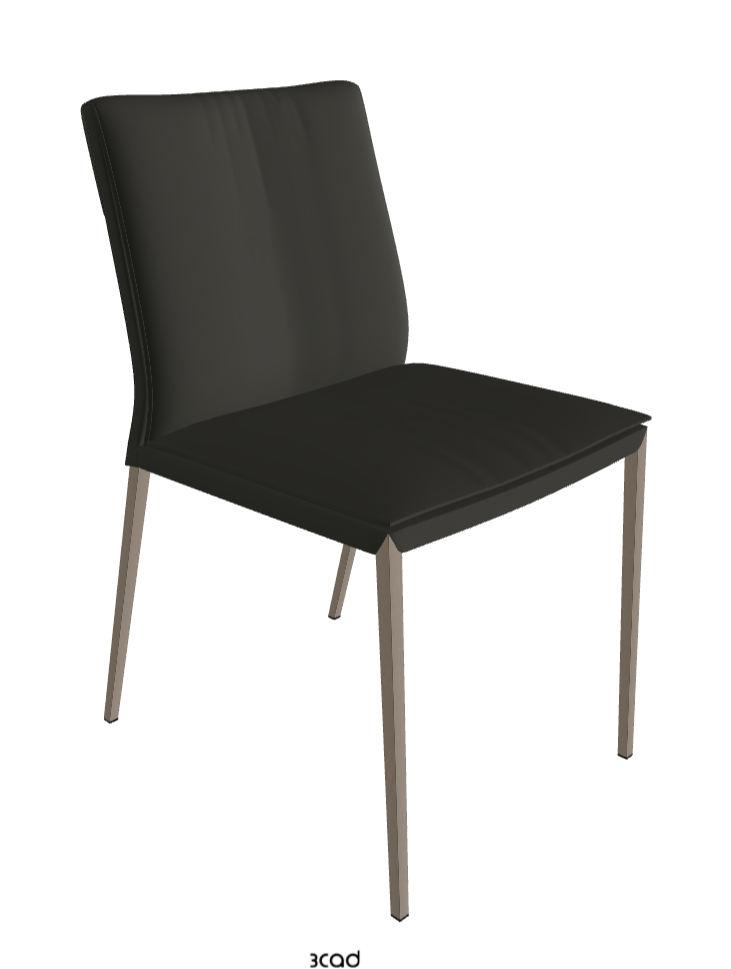 Isabel ML Dining Chair_Titanium Embossed_Synthetic Leather_London