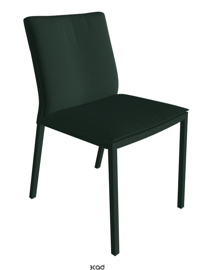 Isabel Standard Back Dining Chair_Soft Leather_Sherwood