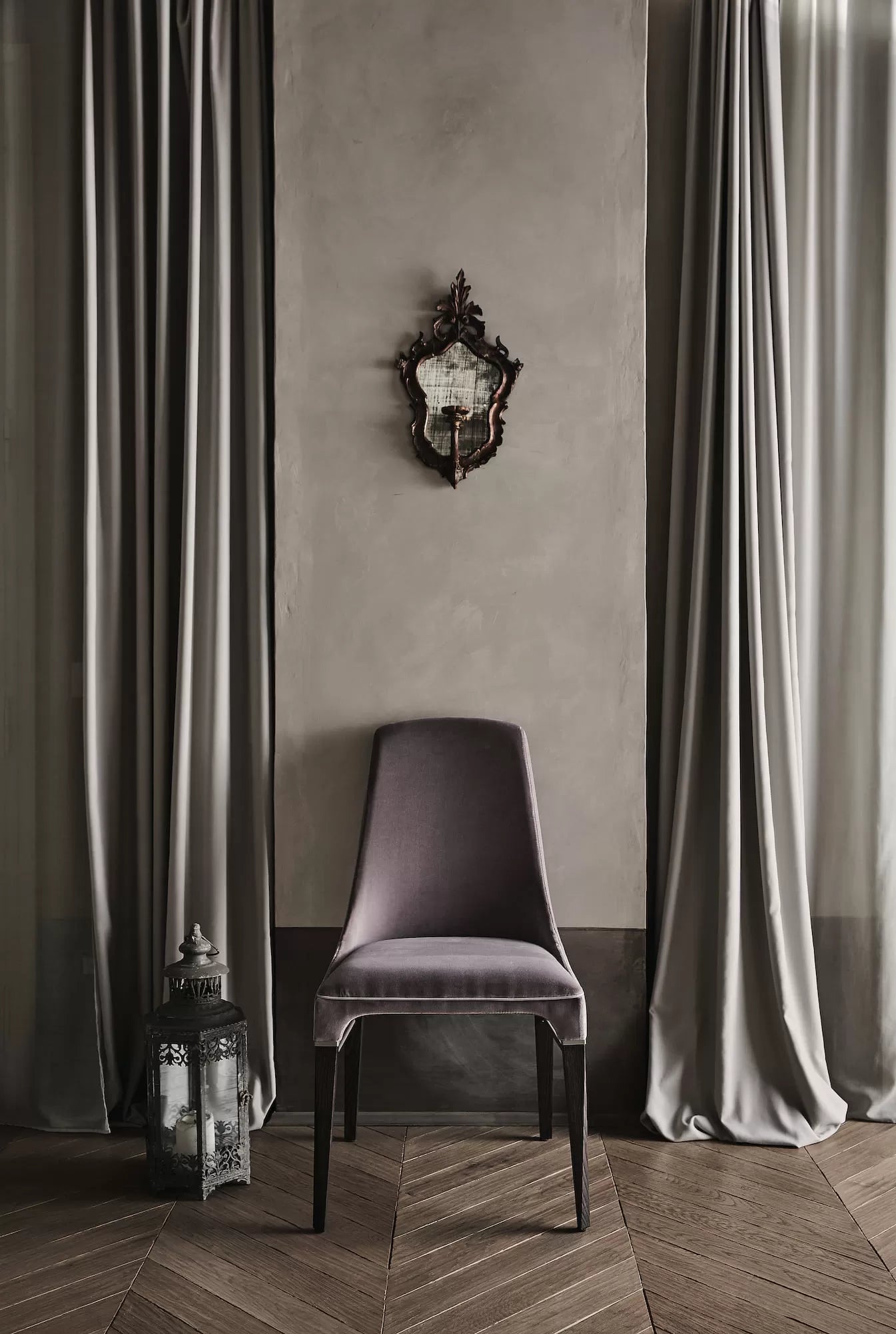 Bontempi Casa Kelly Chair With Solid Wood Frame