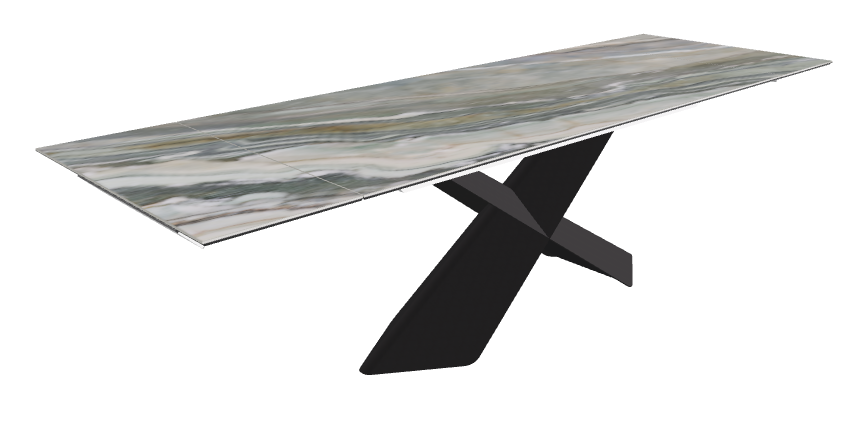 Cattelan Italia Tyron Keramik Drive Rectangular Extendible Dining Table – 182→258x90x74h