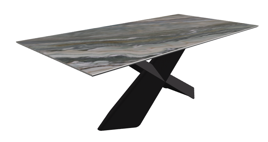 Kaindy Black Embossed