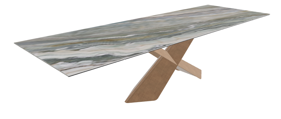 Cattelan Italia Tyron Keramik Drive Rectangular Extendible Dining Table – 200→294x106x74h