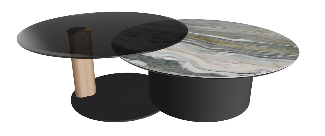 Cattelan Italia ARENA Keramik Bond Coffee Table ø100/179x42h