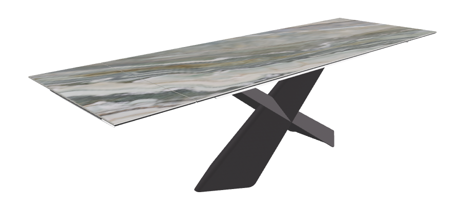 Cattelan Italia Tyron Keramik Drive Rectangular Extendible Dining Table – 182→258x90x74h