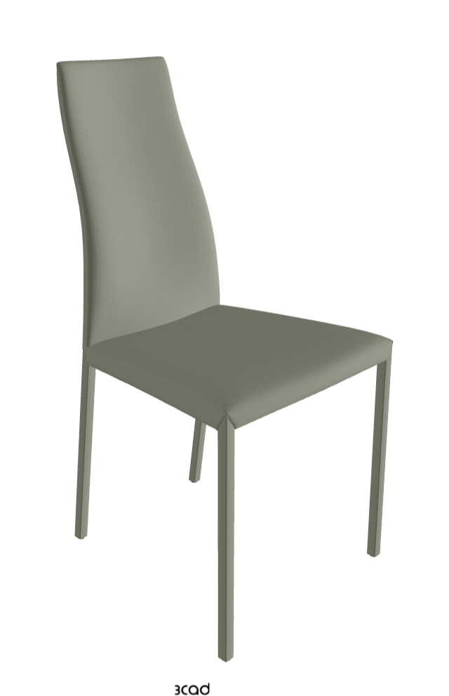 Kay Dining Chair_Soft Leather_Cenere