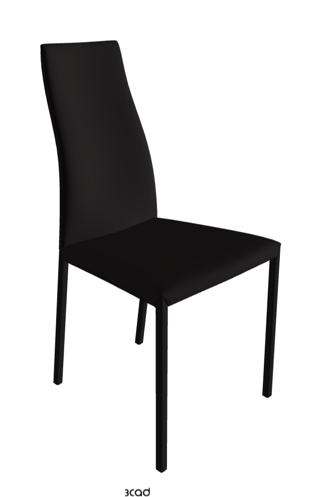 Kay Dining Chair_Synthetic Leather_Moka