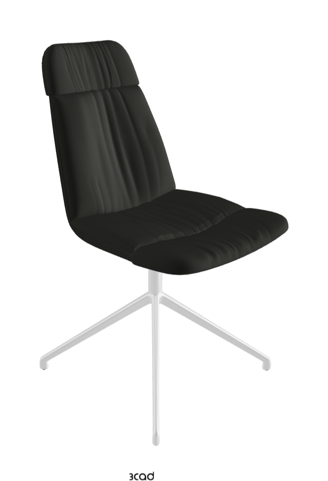 Cattelan Italia Kelly Swivel Dining Chair – Soft Leather & Glove Soft Leather