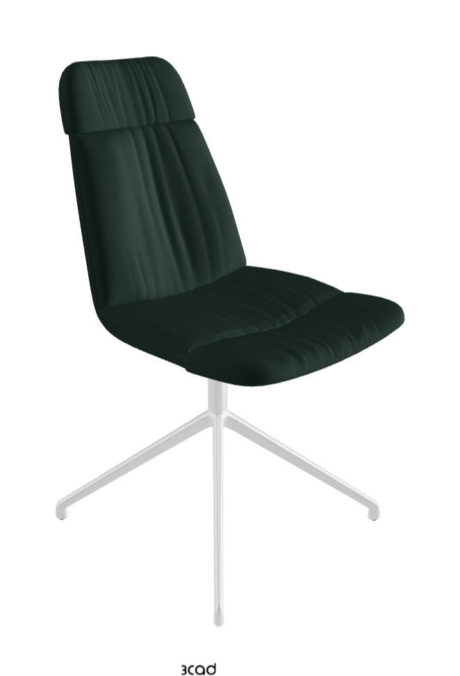 Cattelan Italia Kelly Swivel Dining Chair – Soft Leather & Glove Soft Leather