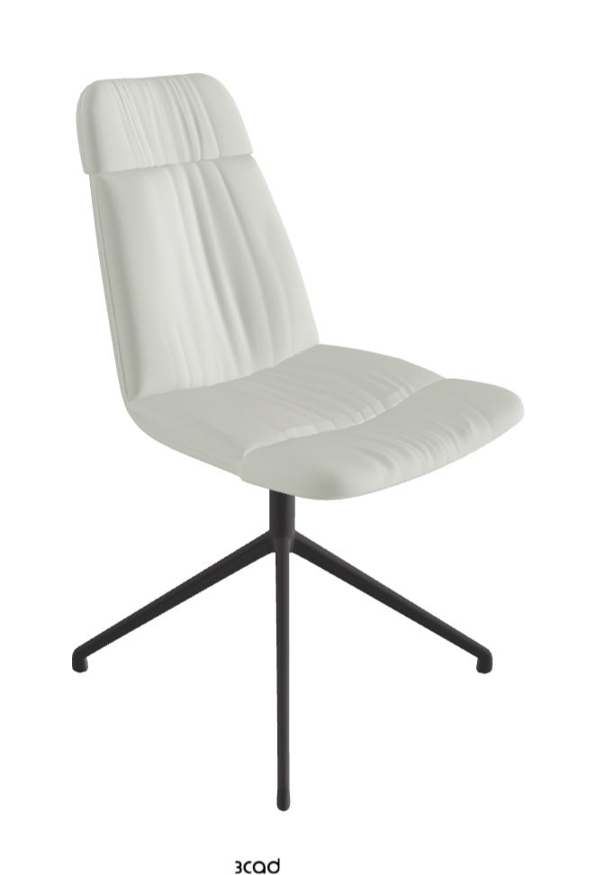 Cattelan Italia Kelly Swivel Dining Chair – Soft Leather & Glove Soft Leather