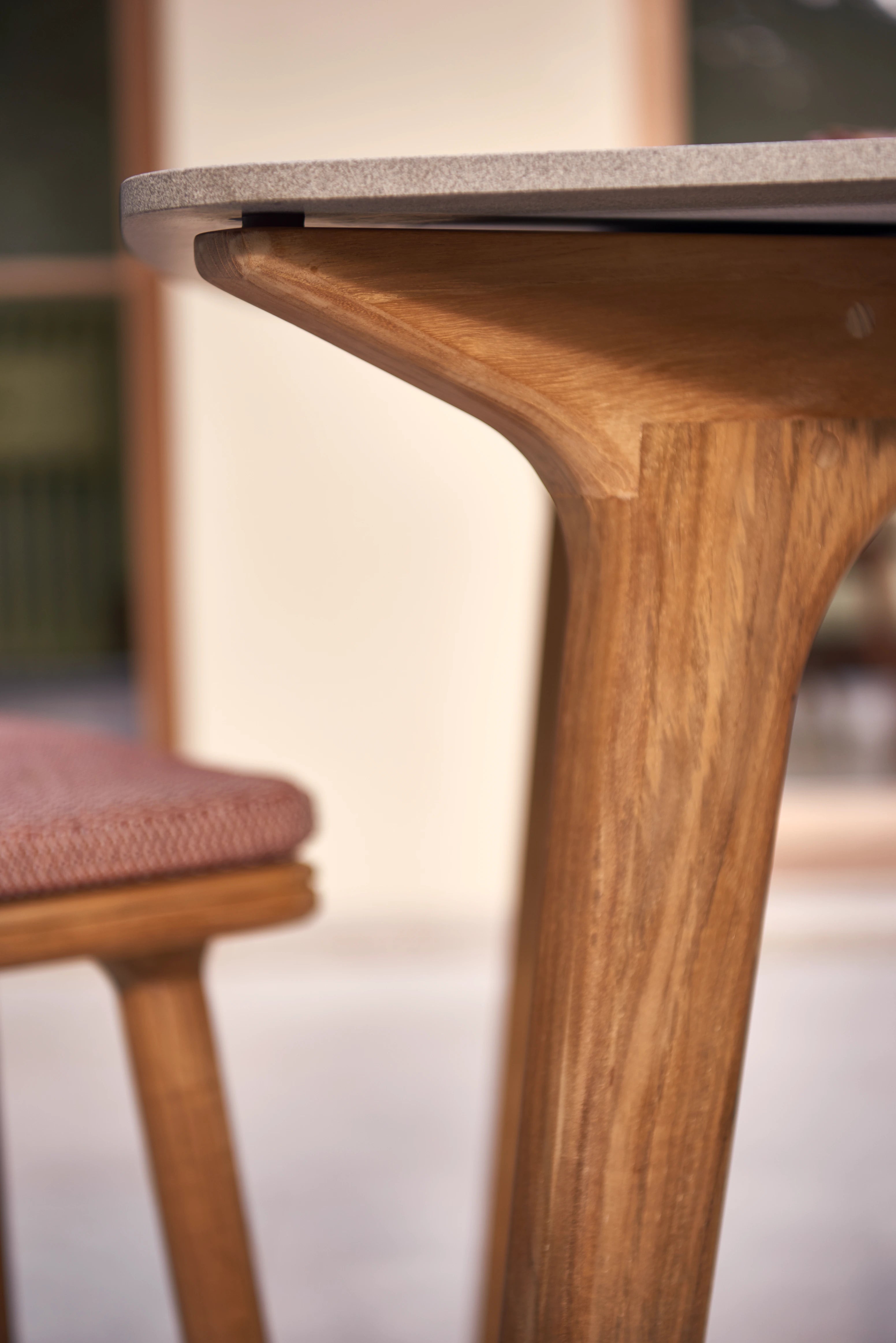 Manutti Torsa Counter Height Dining Table 264 × 118 × 91h cm