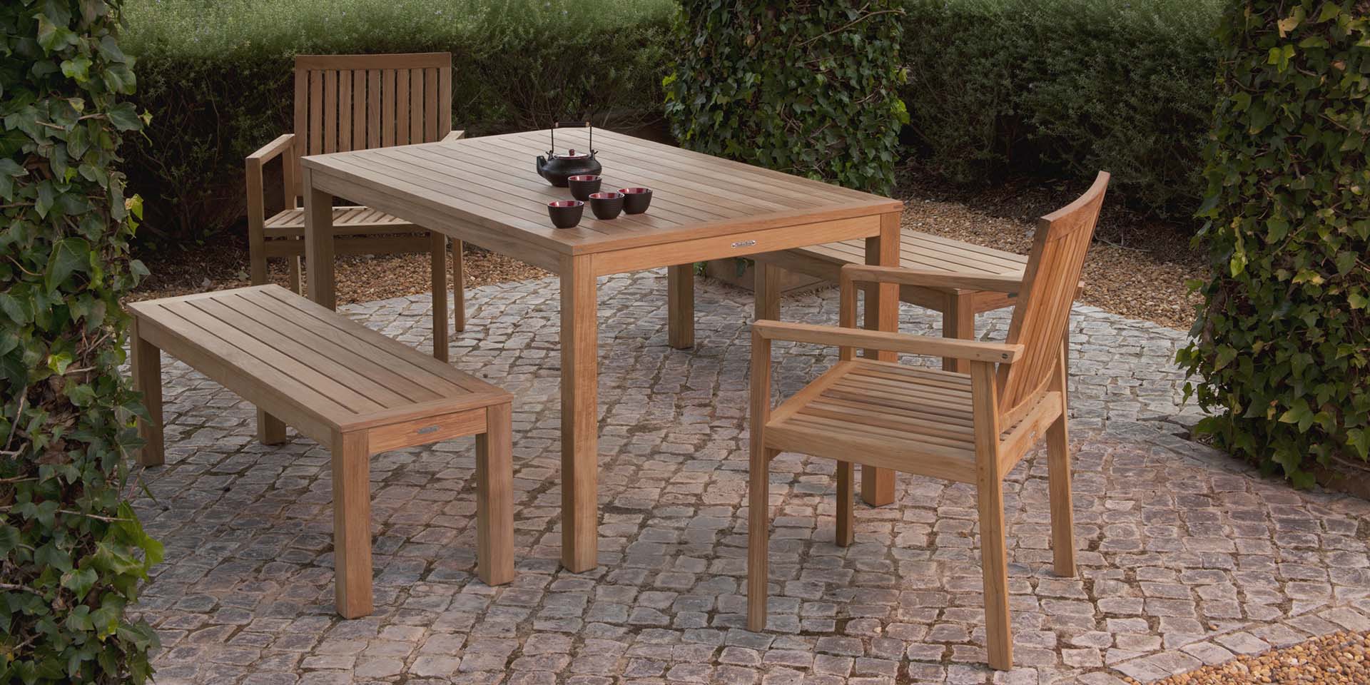 Barlow Tyrie Linear Low Table 120 Rectangular