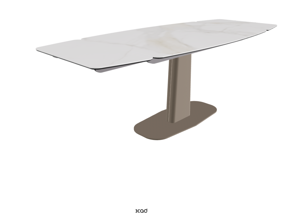 140-217×90×75h_Matt Golden Calacatta_Titanium Embossed_Extended