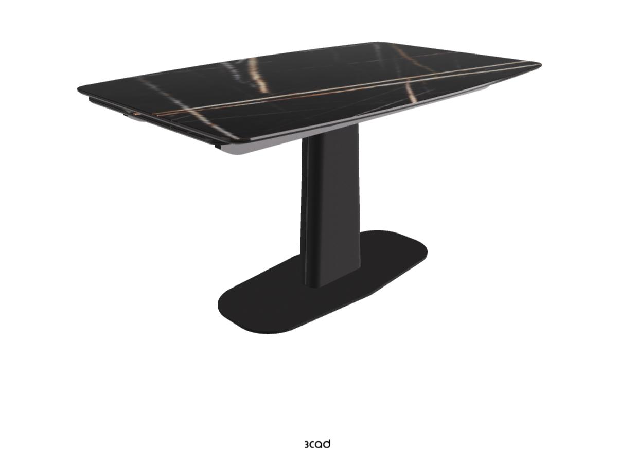 140-217×90×75h_Glossy Sahara Noir_Black Embossed_Closed