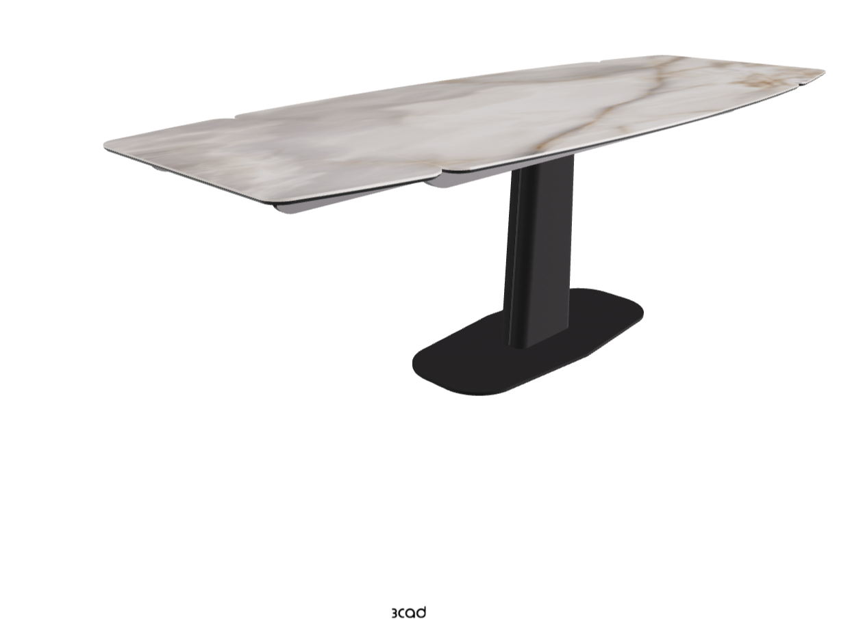 160-237×92×75h_Alabastro_Black Embossed_Extended