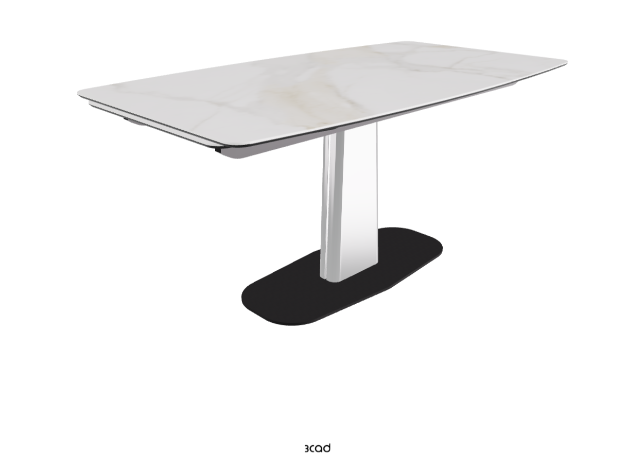 160-237×92×75h_Matt Golden Calacatta_Black Chrome_Closed