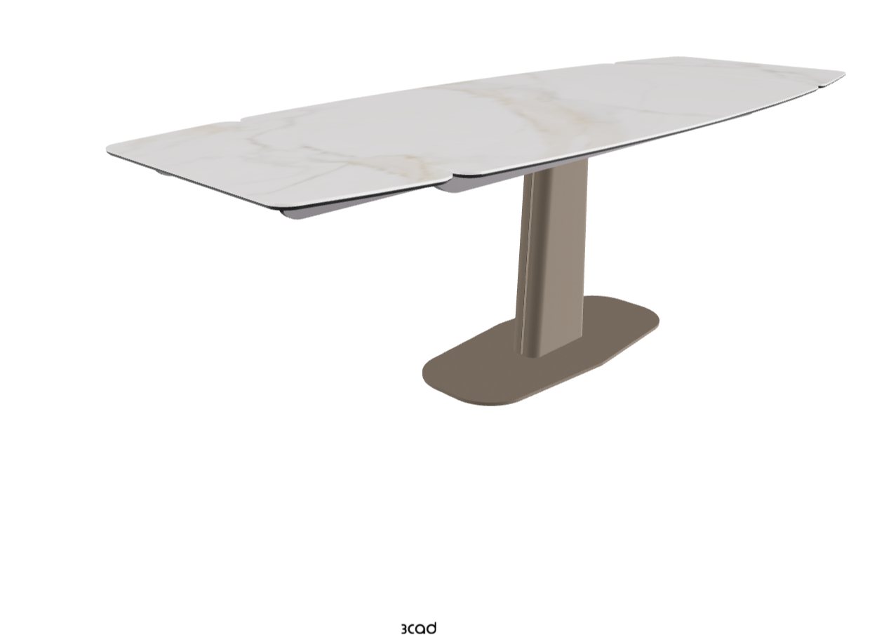 160-237×92×75h_Glossy Golden Calacatta_Titanium Embossed_Extended