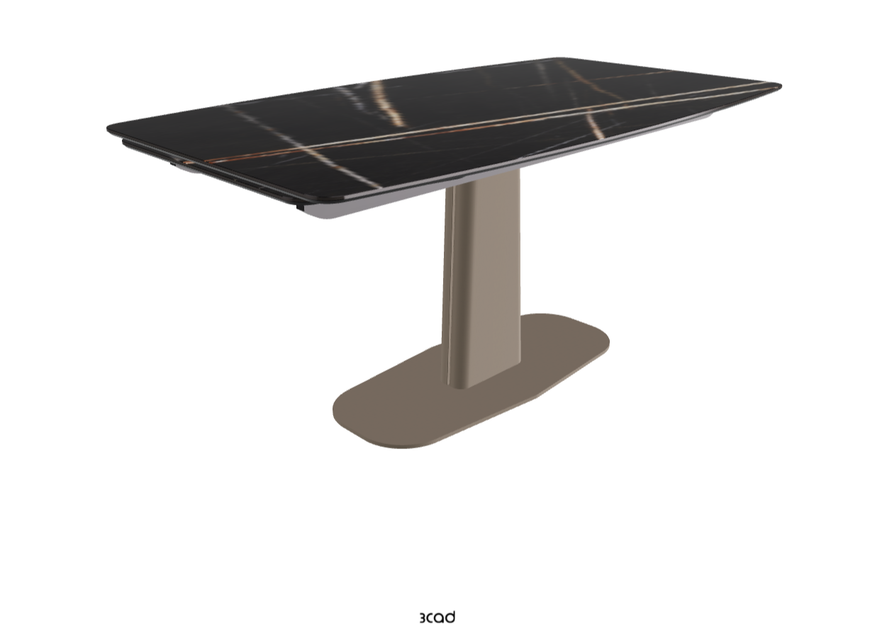 160-237×92×75h_Glossy Sahara Noir_Titanium Embossed_Closed
