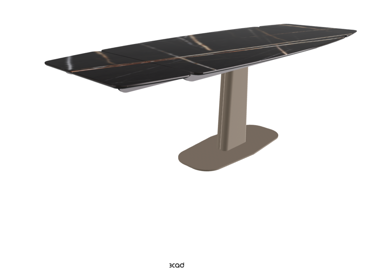 160-237×92×75h_Glossy Sahara Noir_Titanium Embossed_Extended