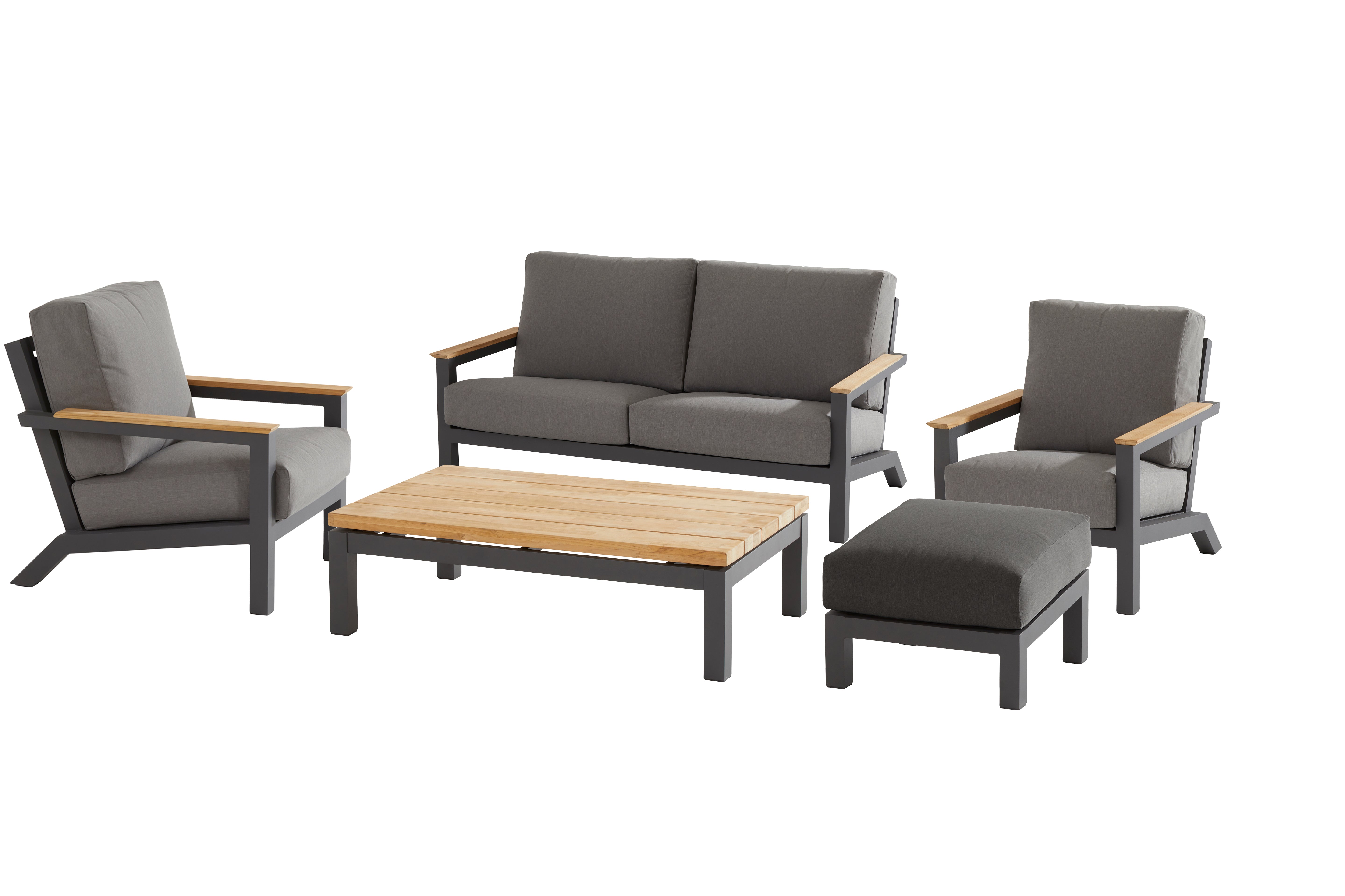 4 Seasons Outdoor Capitol Luxury Recliner Lounge Set