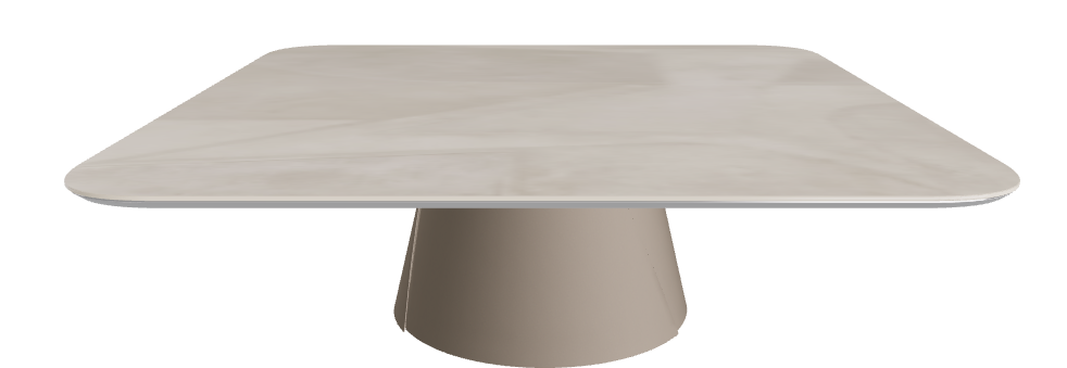 Cattelan Italia ALBERT Keramik S Coffee Table ◻118x118x38h