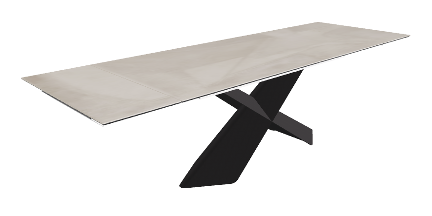 Cattelan Italia Tyron Keramik Drive Rectangular Extendible Dining Table – 182→258x90x74h