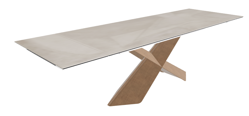 Cattelan Italia Tyron Keramik Drive Rectangular Extendible Dining Table – 182→258x90x74h