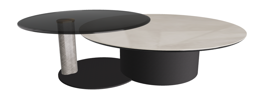 Cattelan Italia ARENA Keramik Bond Coffee Table ø118/187x42h