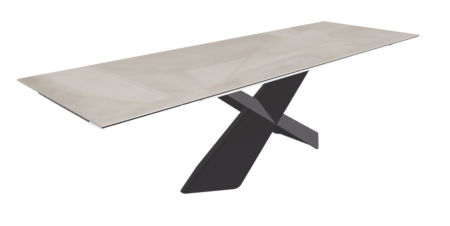 Cattelan Italia Tyron Keramik Drive Rectangular Extendible Dining Table – 182→258x90x74h
