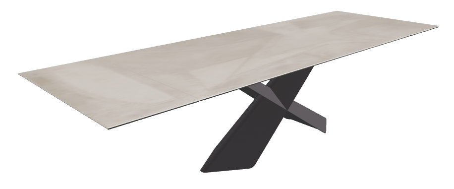 Cattelan Italia Tyron Keramik Drive Rectangular Extendible Dining Table – 200→294x106x74h