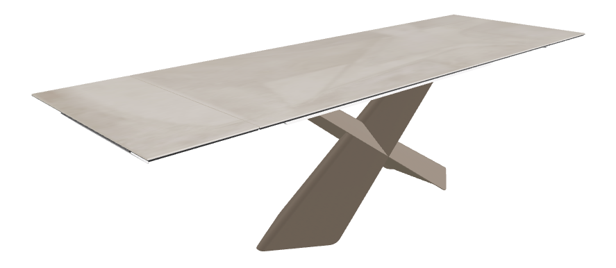 Cattelan Italia Tyron Keramik Drive Rectangular Extendible Dining Table – 182→258x90x74h