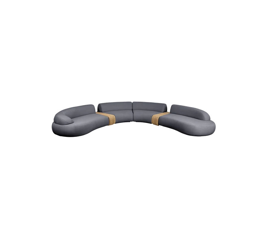 Cane-line Mellow 6-seater sofa
