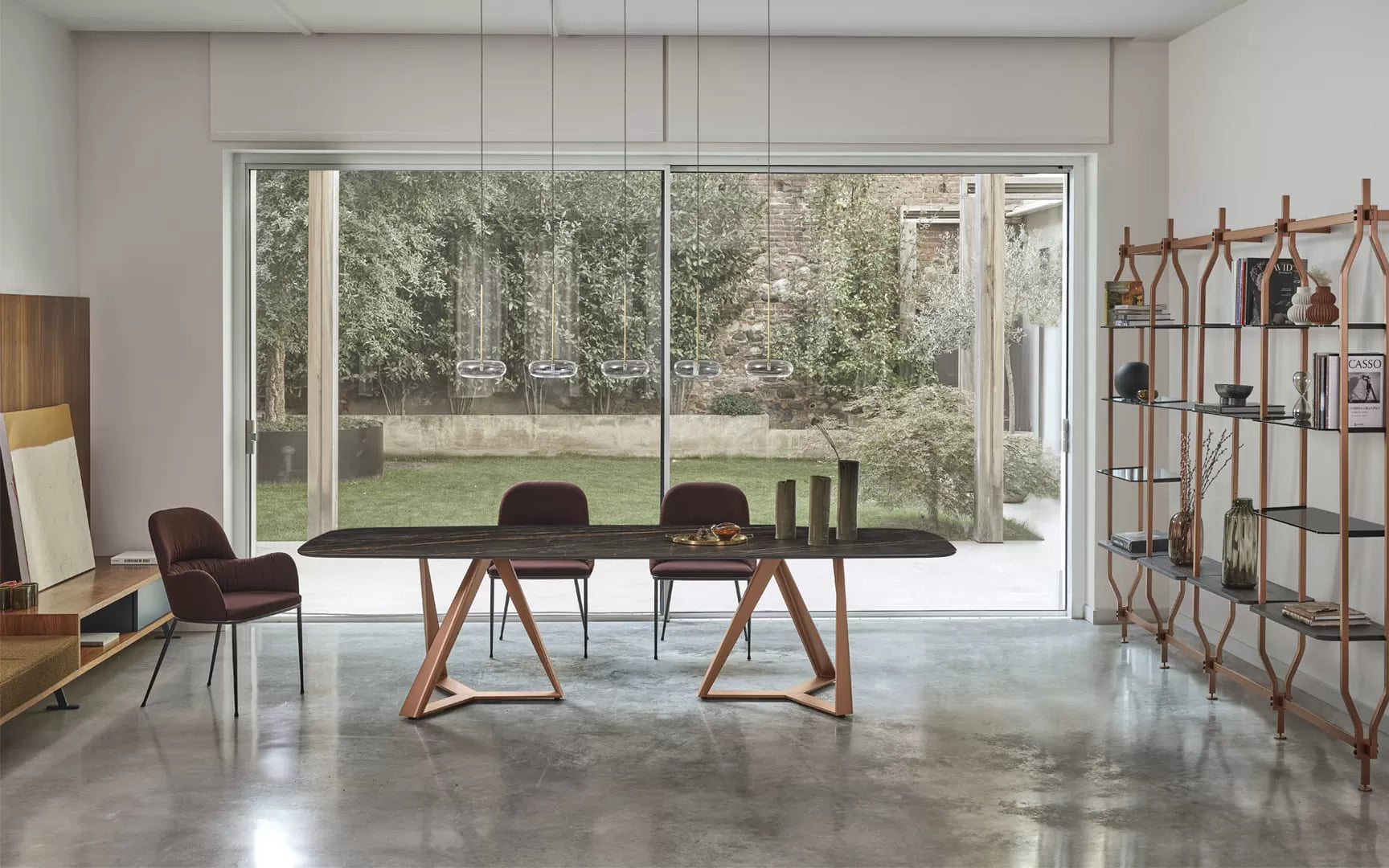 Bontempi Casa Queen Chair With Metal Frame