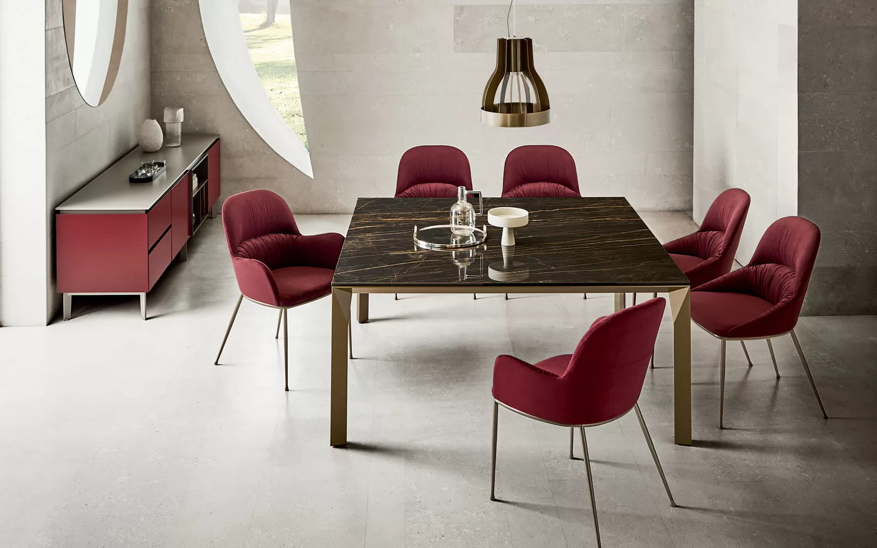 Bontempi Casa Queen Chair With Metal Frame