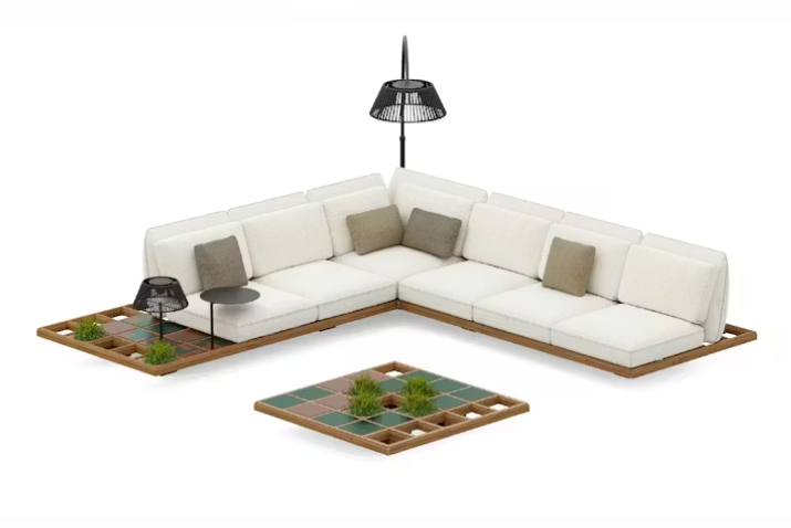 Royal Botania Mozaix Lounge Set 1