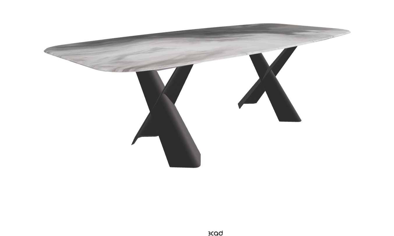 Cattelan Italia Mad Max Crystalart Rectangular & Barrel-Shaped Dining Table