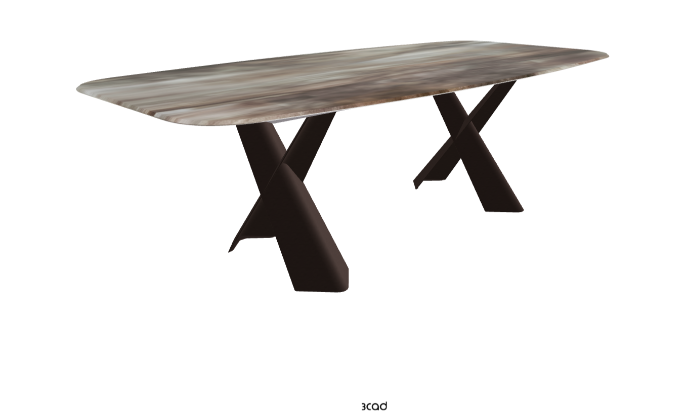 Cattelan Italia Mad Max Crystalart Rectangular & Barrel-Shaped Dining Table