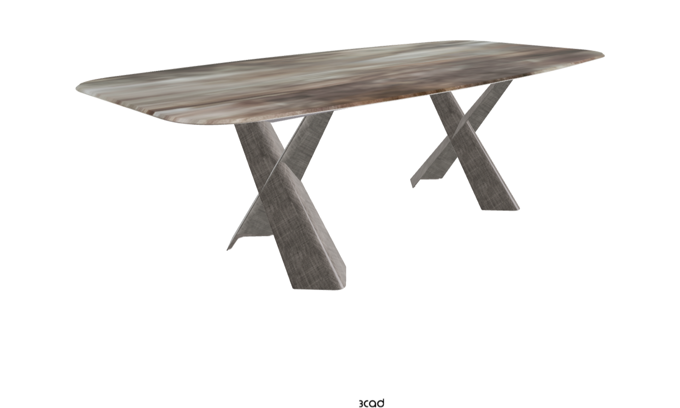 Cattelan Italia Mad Max Crystalart Rectangular & Barrel-Shaped Dining Table