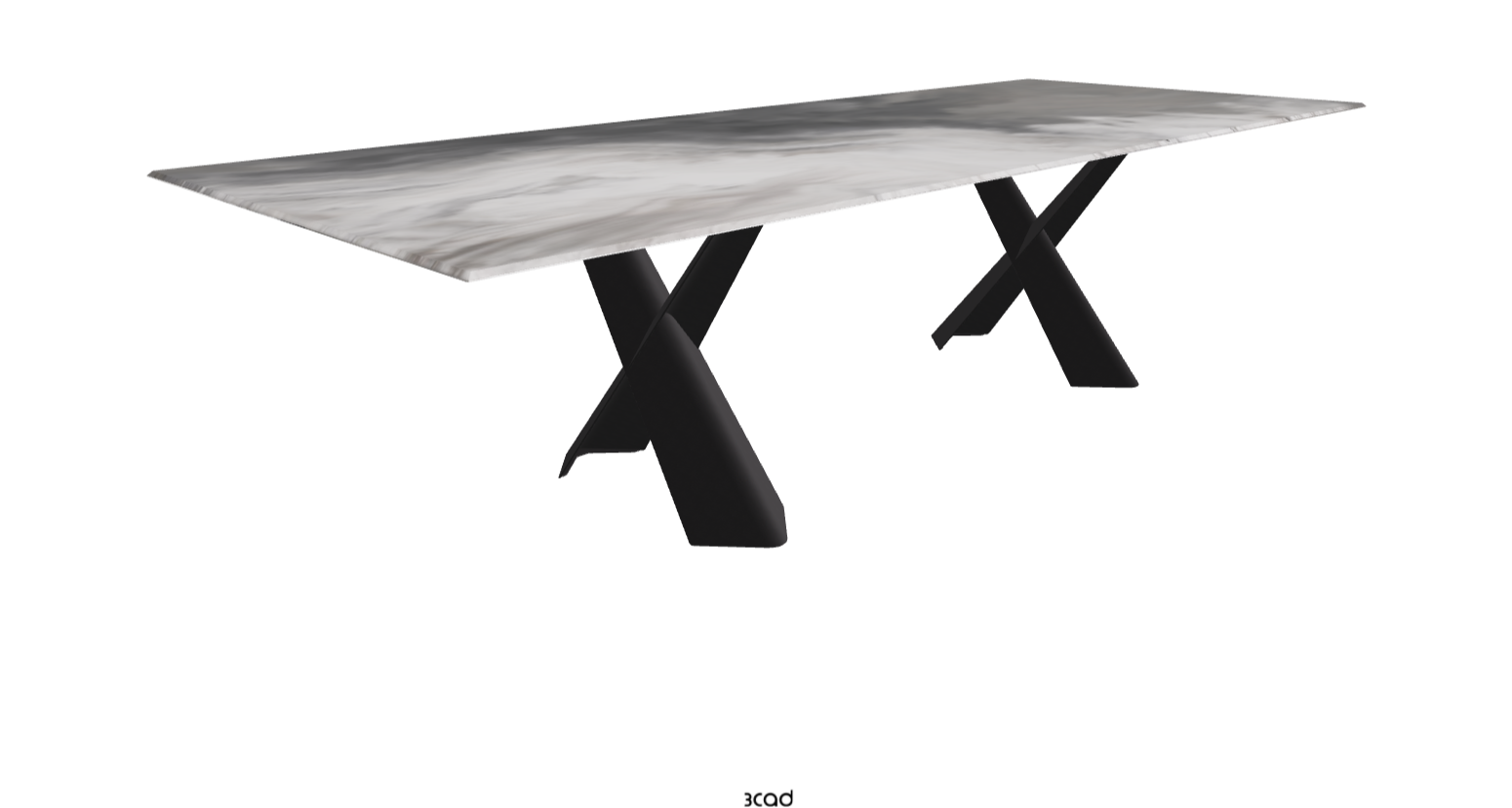 Cattelan Italia Mad Max Crystalart Rectangular & Barrel-Shaped Dining Table